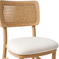Silla Elowen acolchada - MDF y Rattan  - Miniatura 2