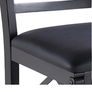 Silla Black Plegable acolchada - MDF y Tapiz PU 
