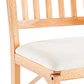 Silla de Comedor Plegable acolchada - MDF Madera Natural - Miniatura 2