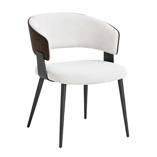 Silla Hades Velvet - Blanca 