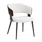 Silla Hades Velvet - Blanca  - Miniatura 1