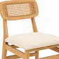 Silla Atlas acolchada - Madera y Rattán  - Miniatura 2