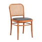 Silla Orión acolchada - Madera y Rattan  - Miniatura 1