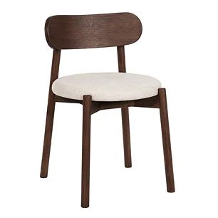 Silla Urano acolchada - Tela y Madera 