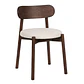 Silla Urano acolchada - Tela y Madera  - Miniatura 1