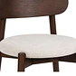 Silla Urano acolchada - Tela y Madera  - Miniatura 2