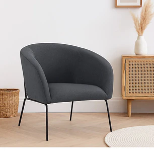 Sillón Marley Velvet - Gris