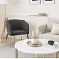 Sillón Marley Velvet - Gris - Miniatura 2