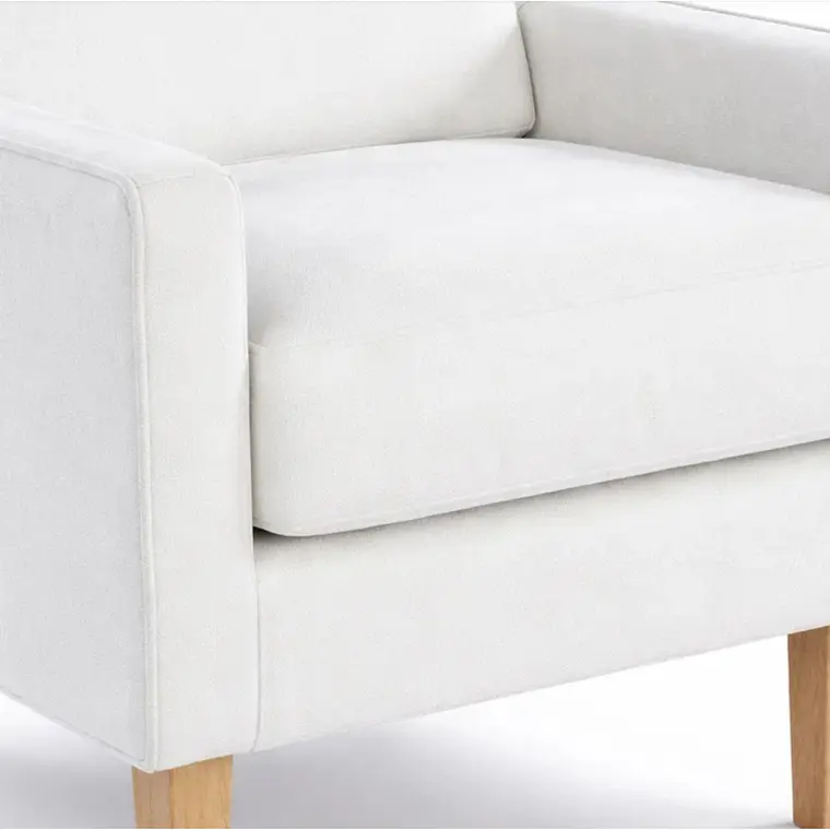 Sillón Elegante Willow - Tela Beige 3