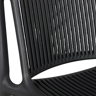 Taburete Alto Aksel Negro - Polipropileno 74 cm
