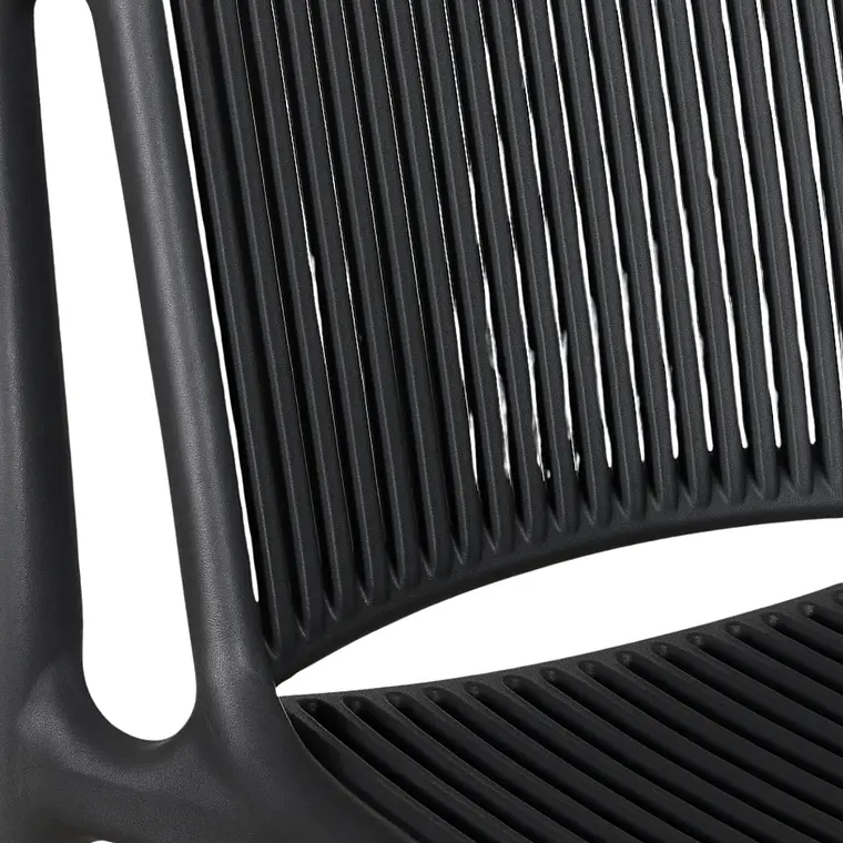 Taburete Alto Aksel Negro - Polipropileno 74 cm 2