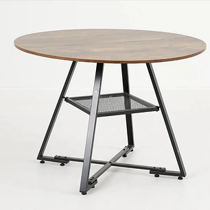 Mesa Redonda Liv Industrial 120 cm 