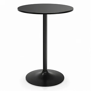 Mesa Bar Redonda Loki 60x100 cm - MDF y Metal
