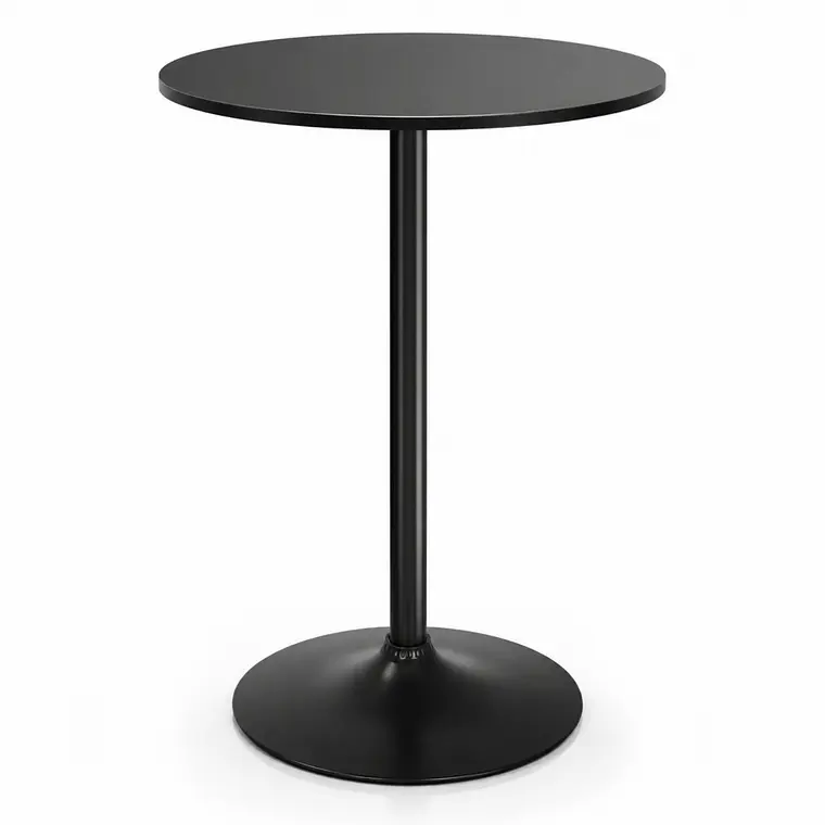 Mesa Bar Redonda Loki 60x100 cm - MDF y Metal 1