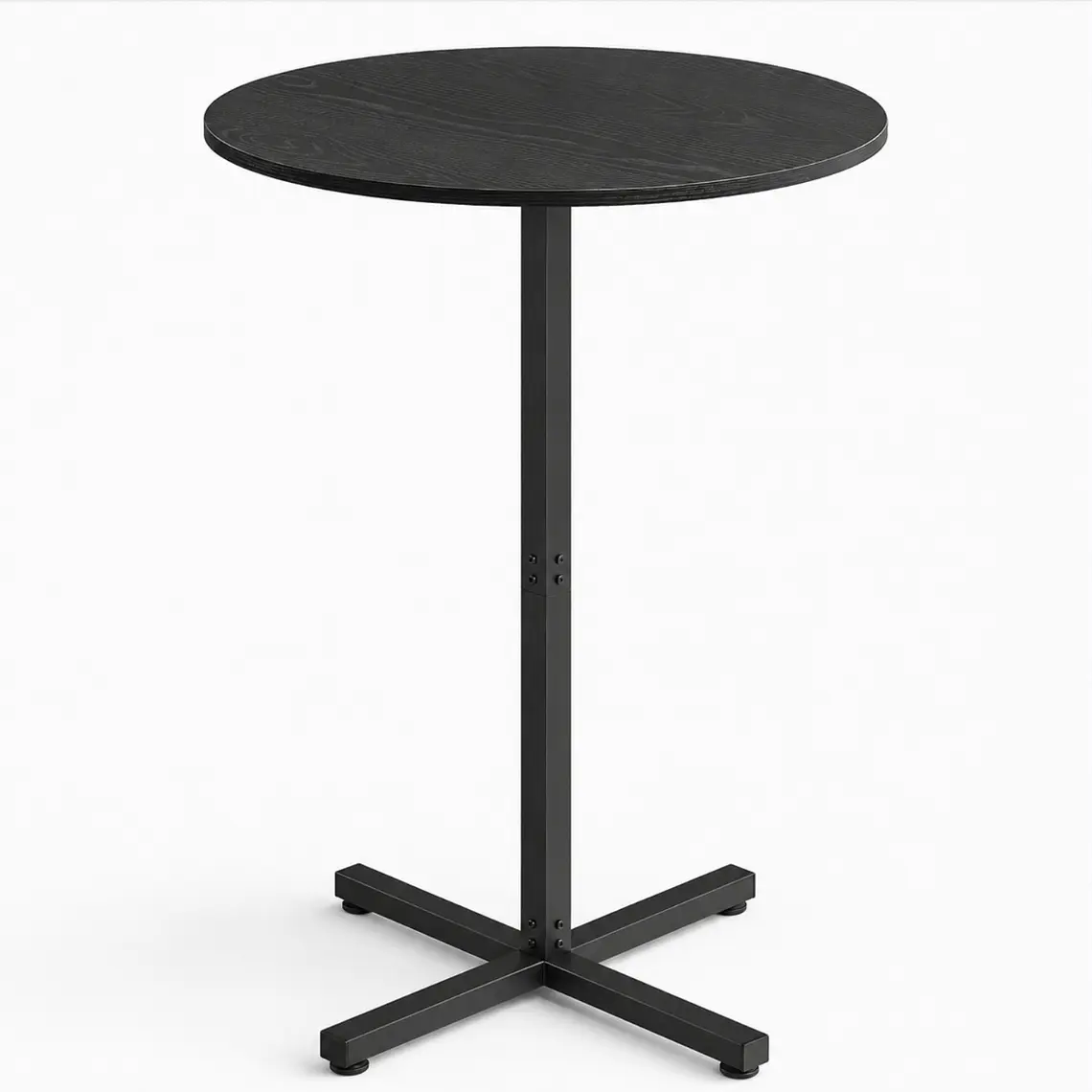 Mesa Bar Redonda Luk 60x104 cm - MDF y Metal 1