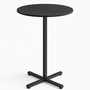 Mesa Bar Redonda Luk 60x104 cm - MDF y Metal