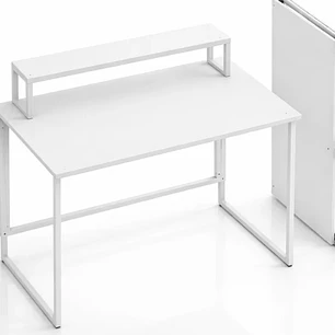 Mesa Escritorio Plegable Yara 100x48x75 cm - Blanco
