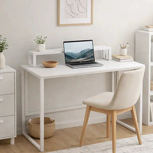 Mesa Escritorio Plegable Yara 100x48x75 cm - Blanco
