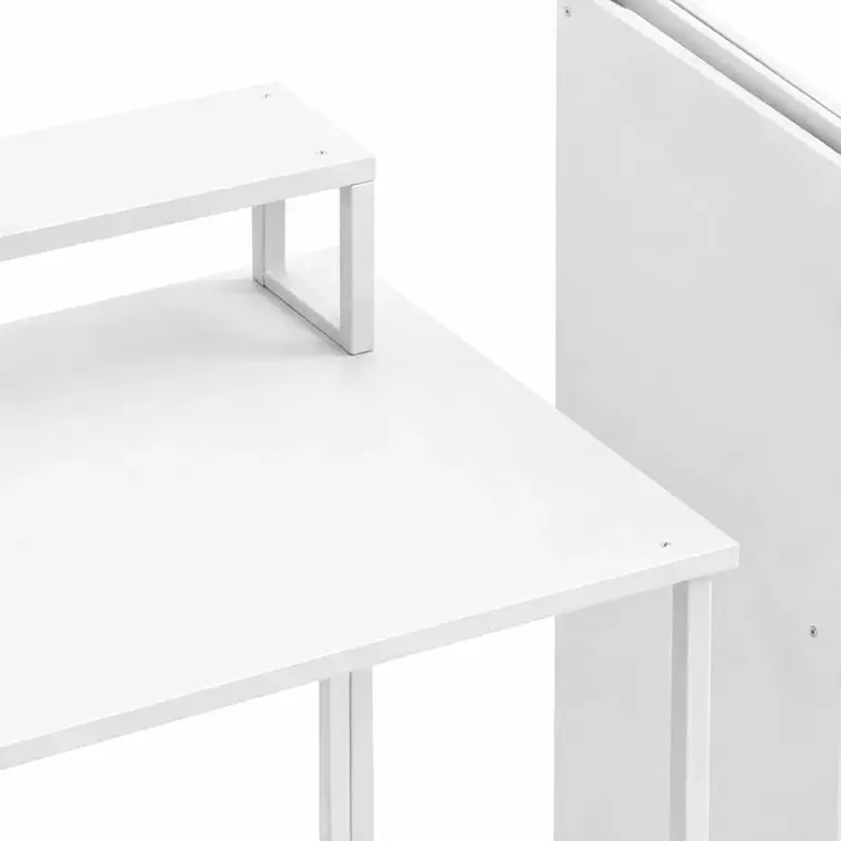 Mesa Escritorio Plegable Yara 100x48x75 cm - Blanco 3