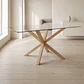Mesa Asgard rectangular vidrio 140x80 cm - Miniatura 1