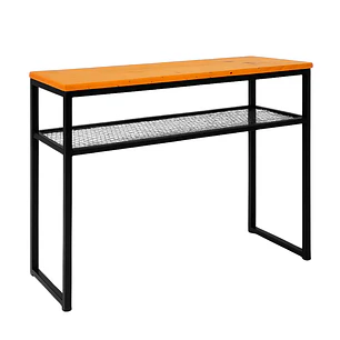 Arrimo Estilo Industrial con Repisa Metálica y Cubierta de MDF 