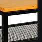 Arrimo Estilo Industrial con Repisa Metálica y Cubierta de MDF  - Miniatura 3