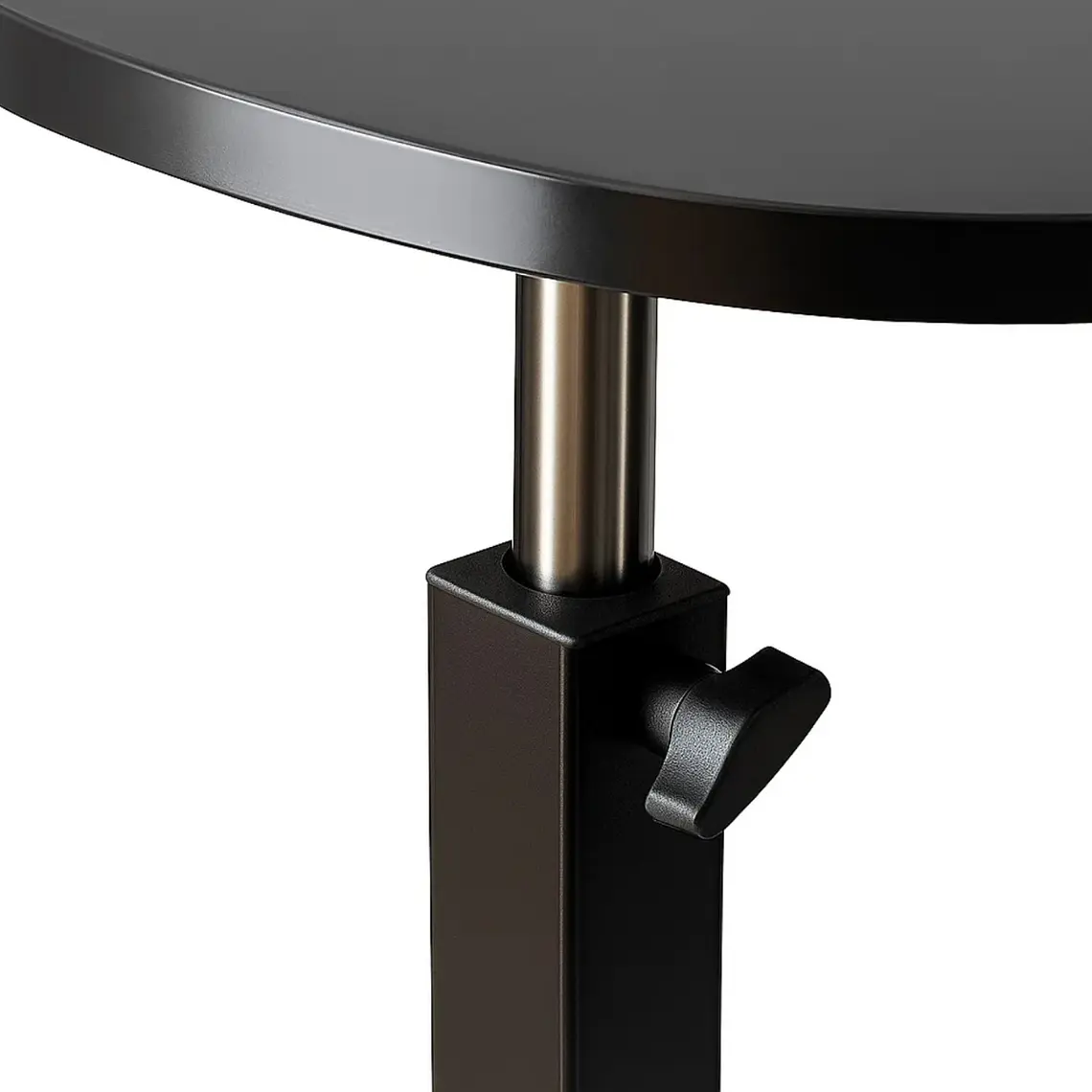 Mesa de Noche Ajustable en C para Cama y Sofá - Negra 3