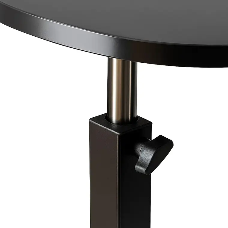 Mesa de Noche Ajustable en C para Cama y Sofá - Negra 3