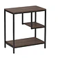 Mesa Auxiliar de 3 Niveles con repisas - MDF y Metal  - Miniatura 1