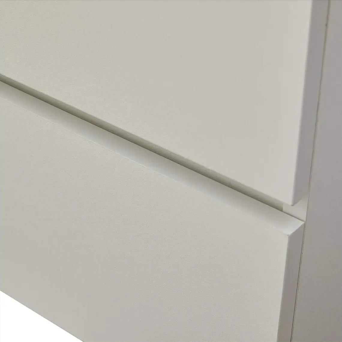Velador Cajon Doble Minimal Blanco 3