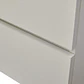 Velador Cajon Doble Minimal Blanco - Miniatura 3