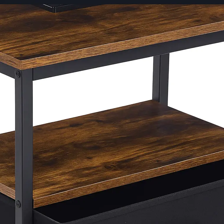 Velador Vidar Industrial - MDF/Tela y Metal 3