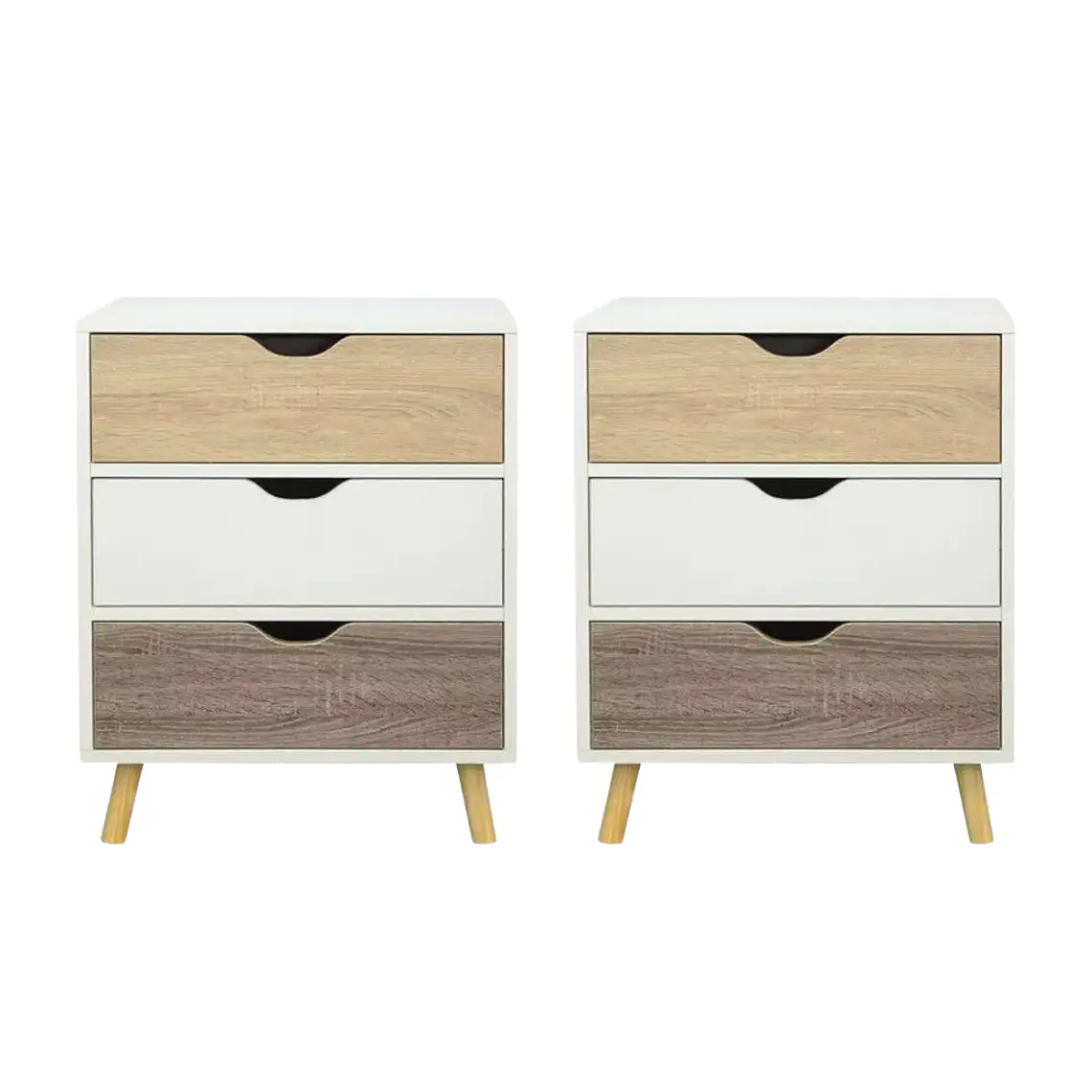 Pack de 2 Veladores Eames 3 niveles 1