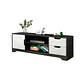 Rack de TV o Buffet con Cajones Leukos Black 120x40 cm - Miniatura 1