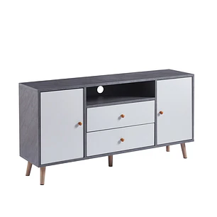 Rack de TV Nórdico Gris 120x30 cm