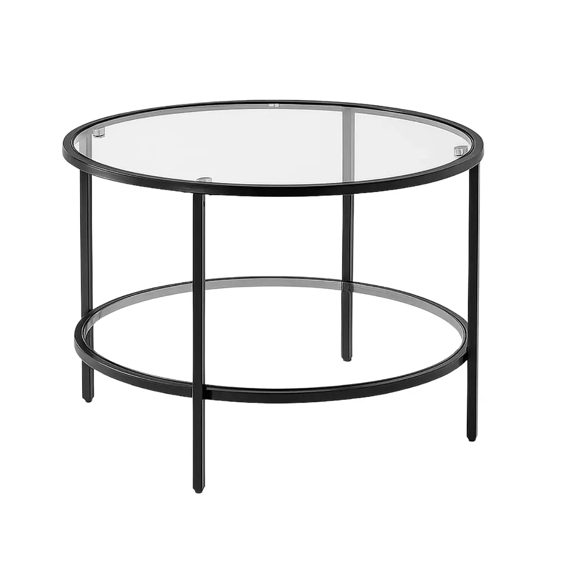 Mesa de Centro Sirkel 78 cm - Vidrio y Metal 1