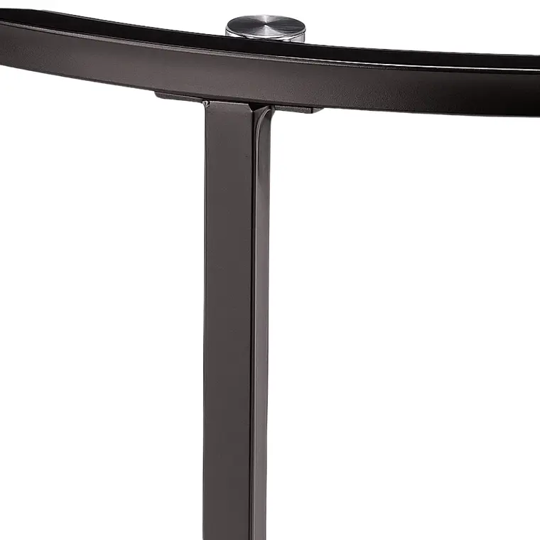 Mesa de Centro Sirkel 78 cm - Vidrio y Metal 2