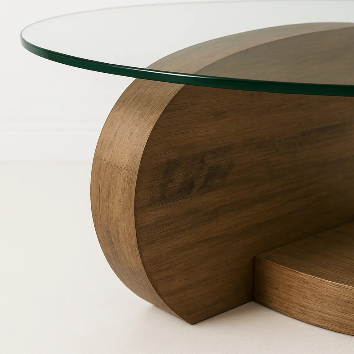 Mesa de Centro DuoGler 70 cm - MDF y Vidrio 3