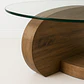 Mesa de Centro DuoGler 70 cm - MDF y Vidrio - Miniatura 3
