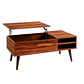 Mesa de Centro Elevable Wood Walnut - Miniatura 1