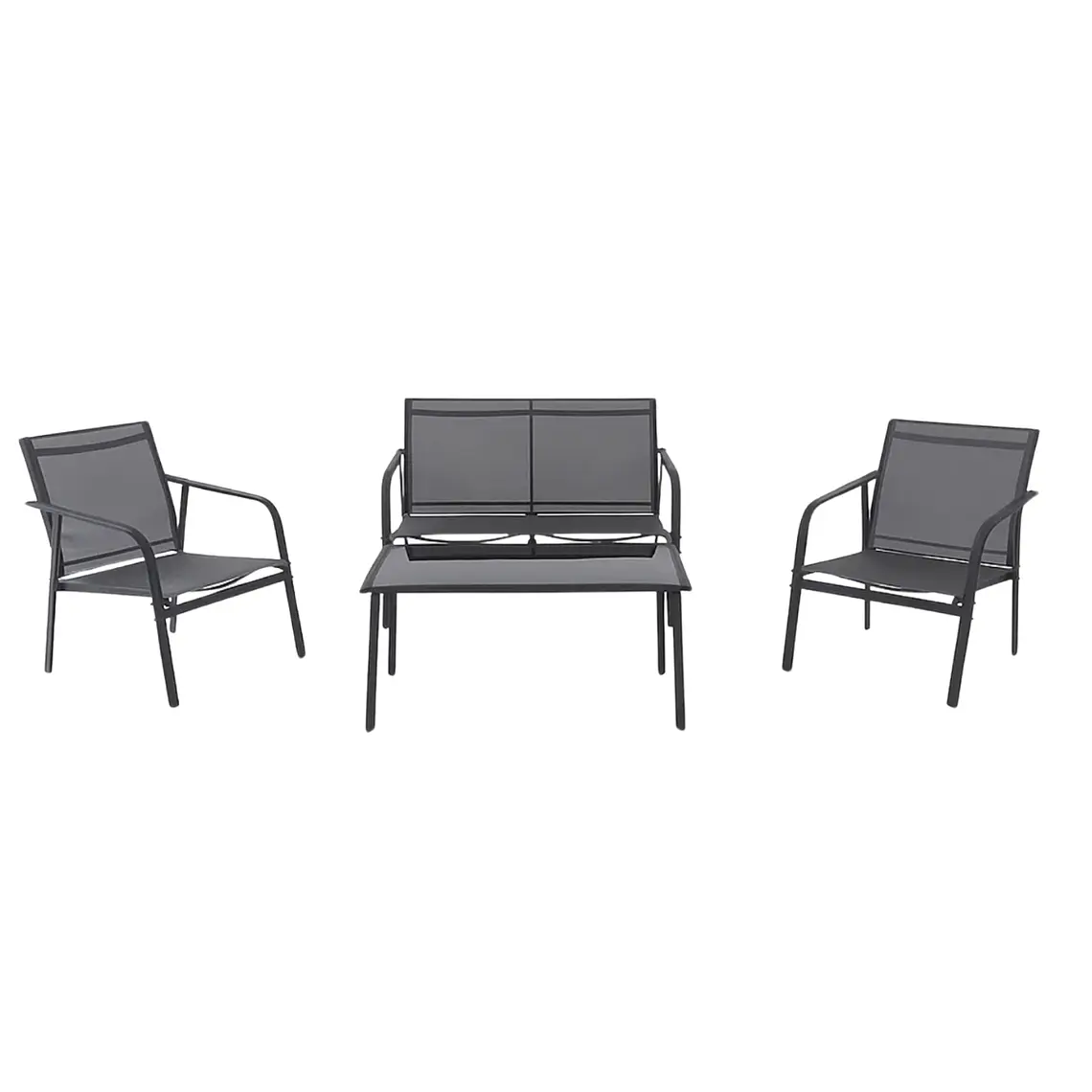Juego de Terraza Skadi 3 Sillones y 1 Mesa de Centro  1