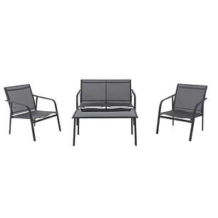 Juego de Terraza Skadi 3 Sillones y 1 Mesa de Centro 