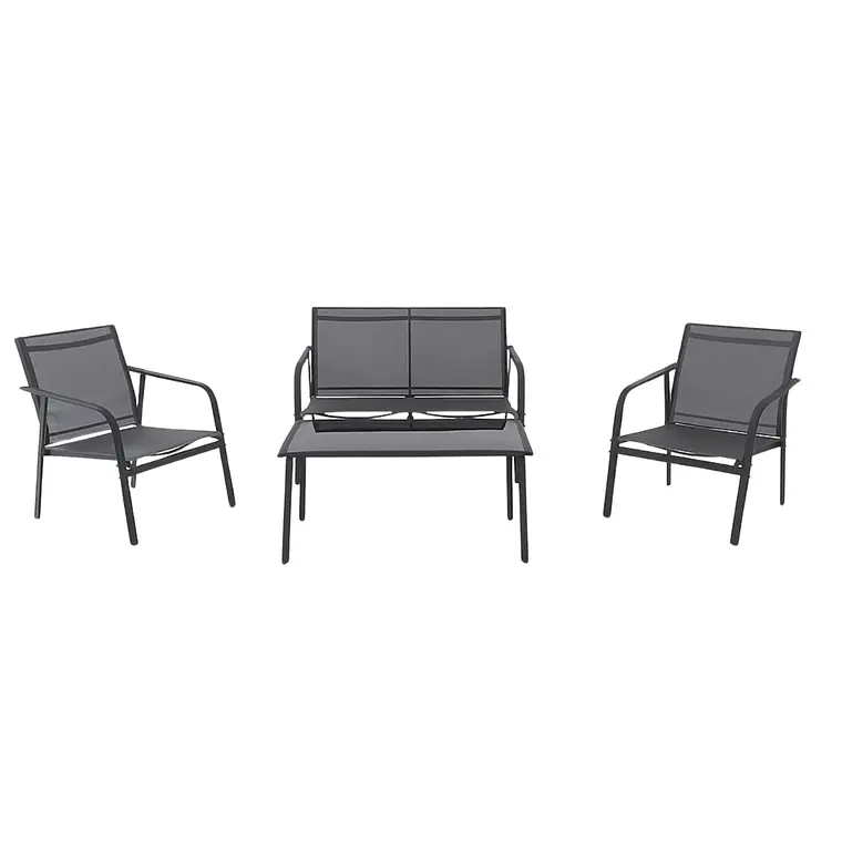 Juego de Terraza Skadi 3 Sillones y 1 Mesa de Centro  1