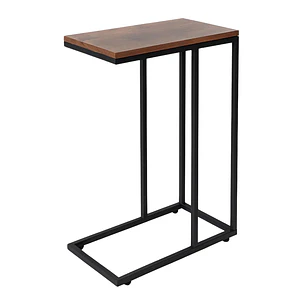 Mesa Lateral estilo industrial - MDF y Metal