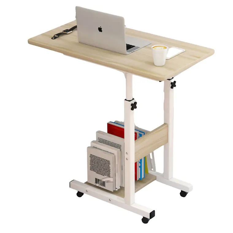Mesa de Computador Ajustable Forn con ruedas 1