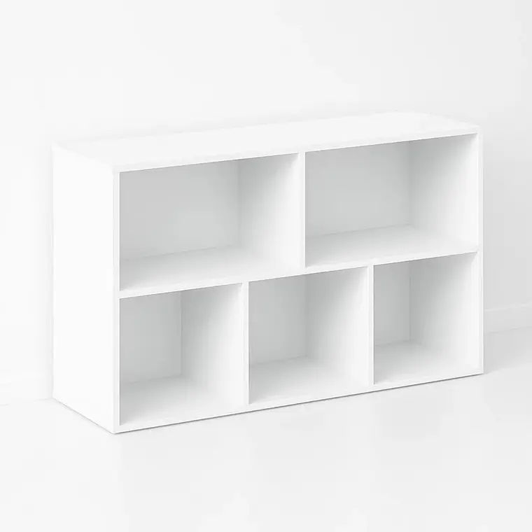 Estantería Baja Multibox Blanca 80x24 cm 1