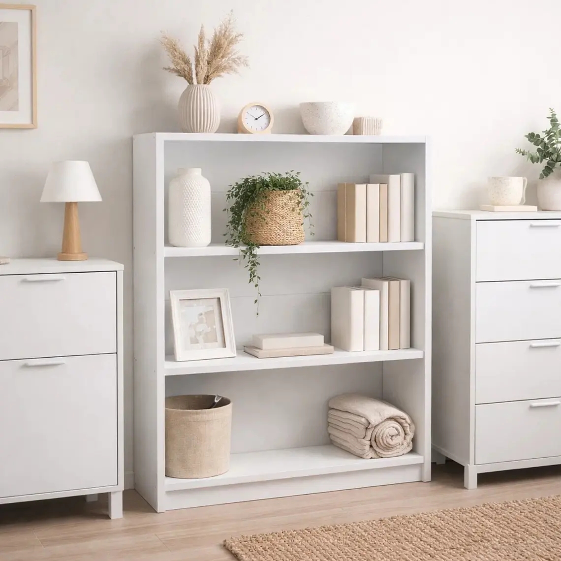 Estante Saga Pro 3 repisas Blanco - MDF 2