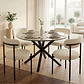 Comedor Mesa Asgard Stone Black redonda 100 cm con 4 Sillas Arpi Sun - Miniatura 1