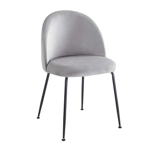 Pack 4 Sillas Breda Black Velvet 