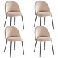 Pack 4 Sillas Breda Black Velvet  - Miniatura 6